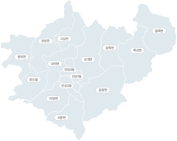 안성시 지도