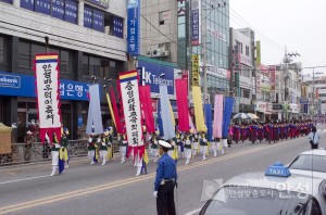 2002년 바우덕이축제 거리퍼레이드