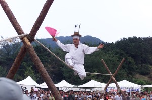 2002년 바우덕이축제 사물놀이