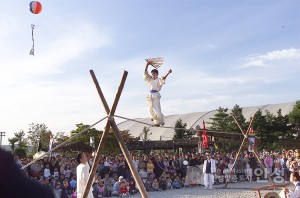 2003년 바우덕이축제 줄타기