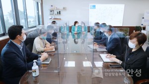 안성교육지원청 교육장 내방
