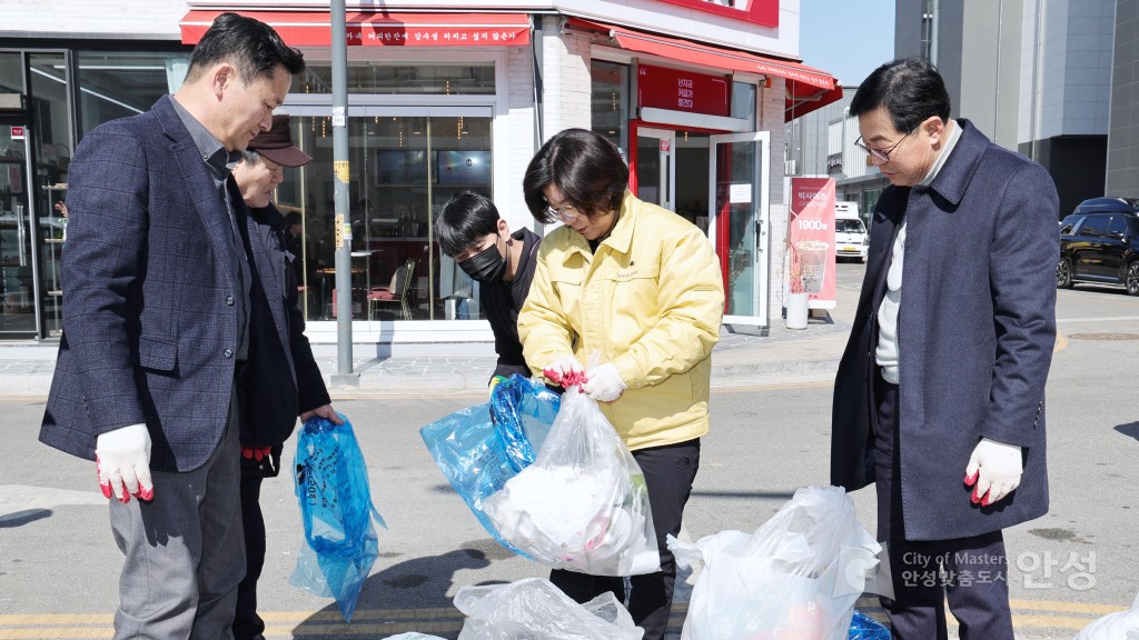 재활용수거 현장 점검