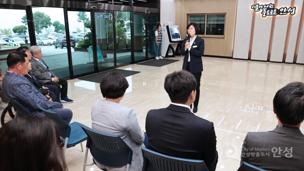 안성시 장애인 평생학습도시 현판제막식