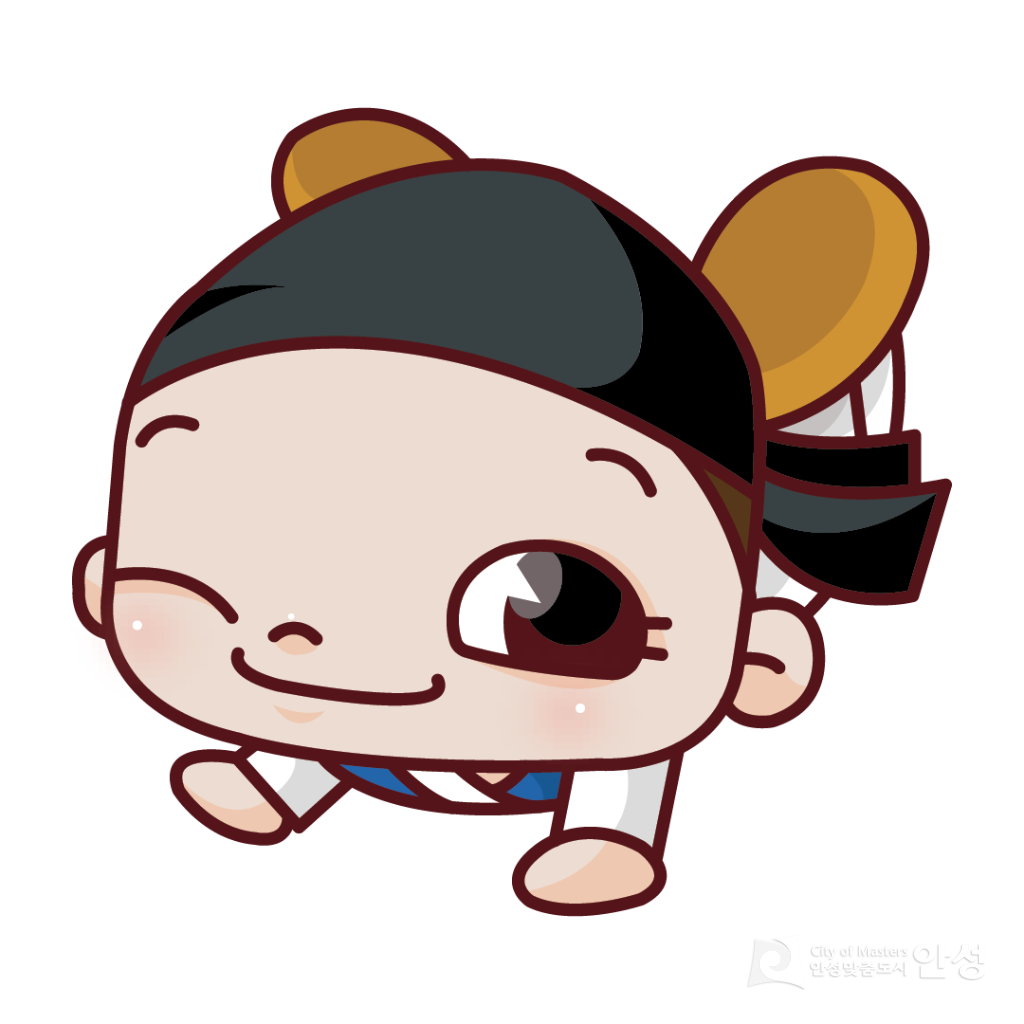 안성시청 로고 캐릭터(배경합성용)