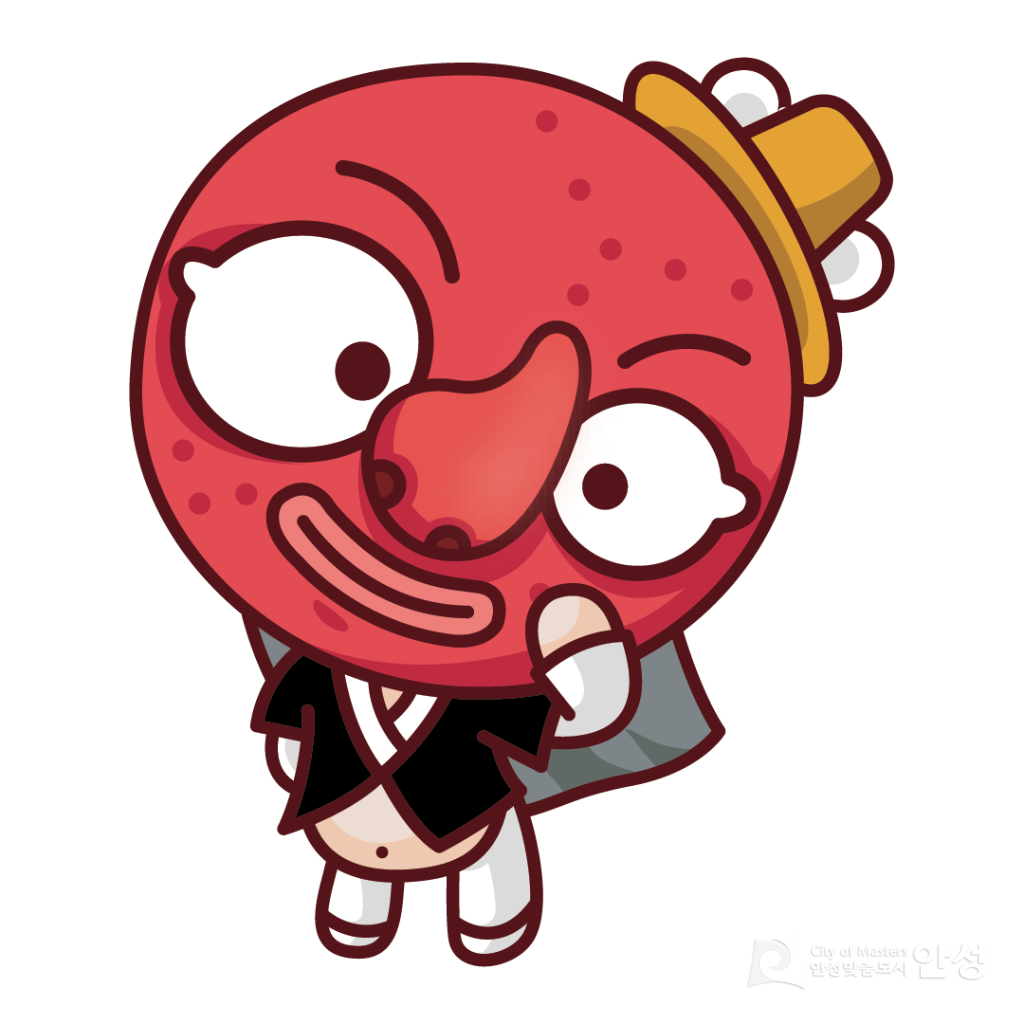 안성시청 로고 캐릭터(배경합성용)