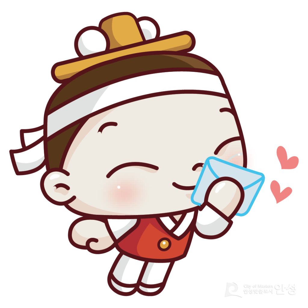 안성시청 로고 캐릭터(배경합성용)