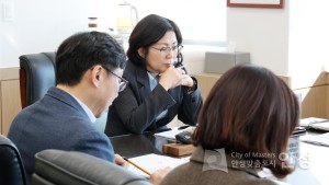 농업기술센터 간담회 이미지