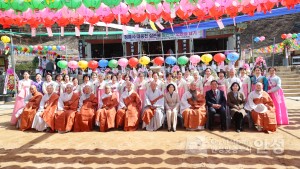 청룡사 소조석가여래삼존상 개금불사 점안법회