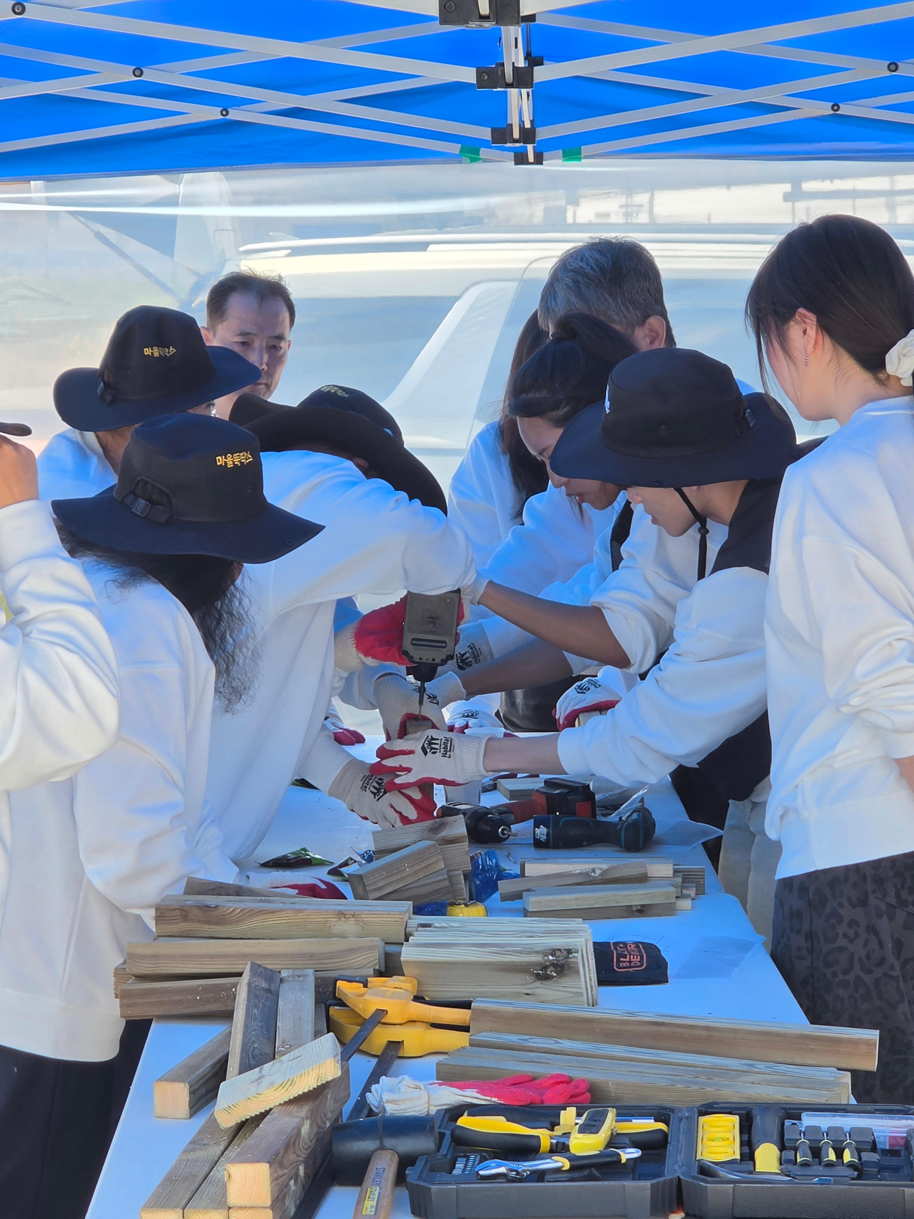 뚝딱랩 진행 사진입니다.