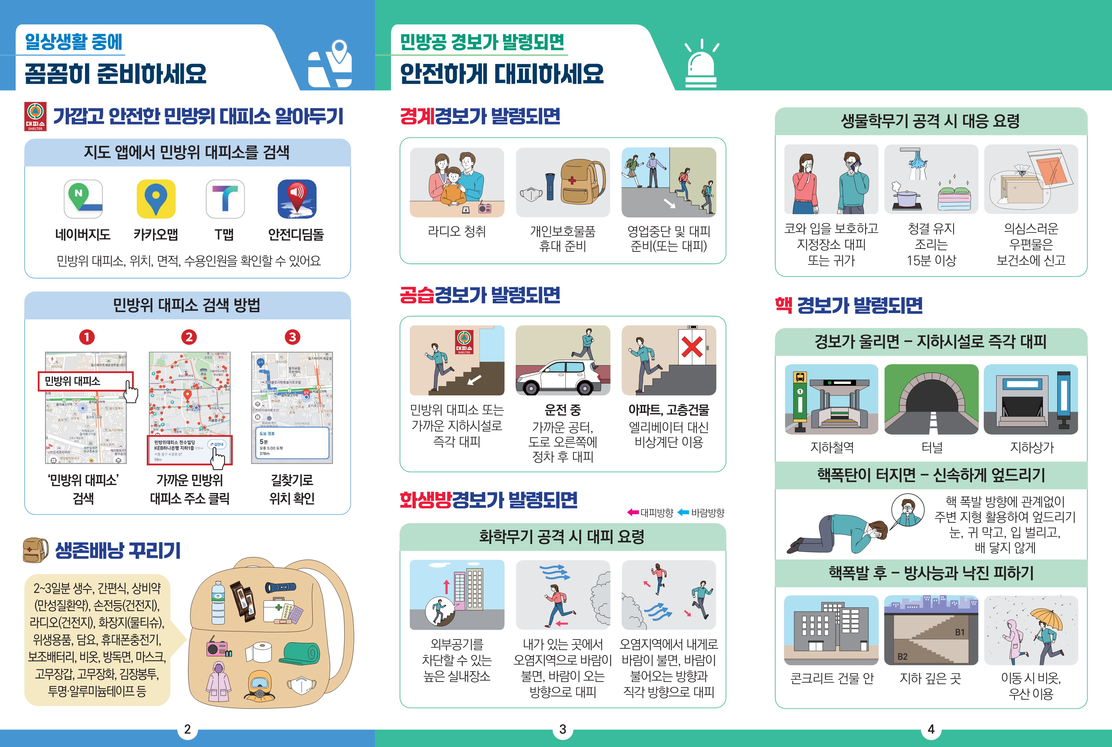 비상시 국민행동요령 안내 이미지 2