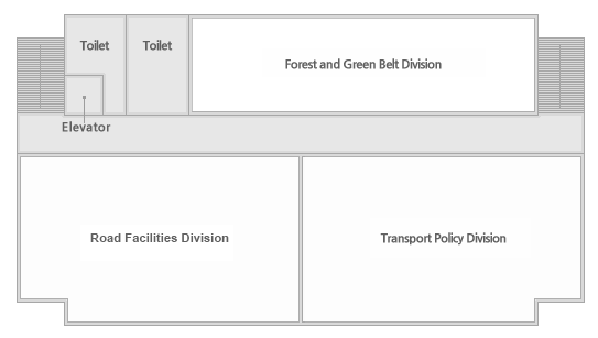 Elevator, Toilet, Forest and Green Belt Division, Transport Policy Division, Construction Division