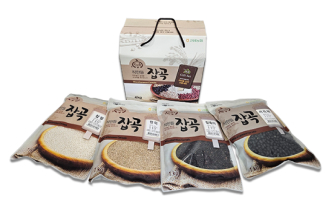 잡곡(찹쌀,현미,찰흑미,서리태) 이미지