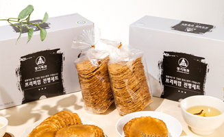 전병과자 세트 이미지