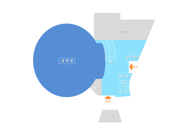 1층 공연장 안내도