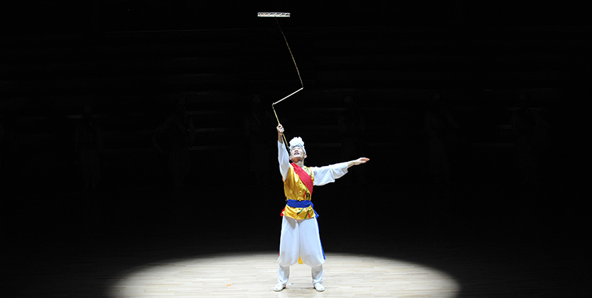 버나 돌리기 사진